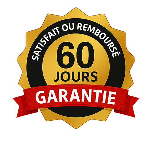 Garantie 60 jours satisfait ou remboursé
